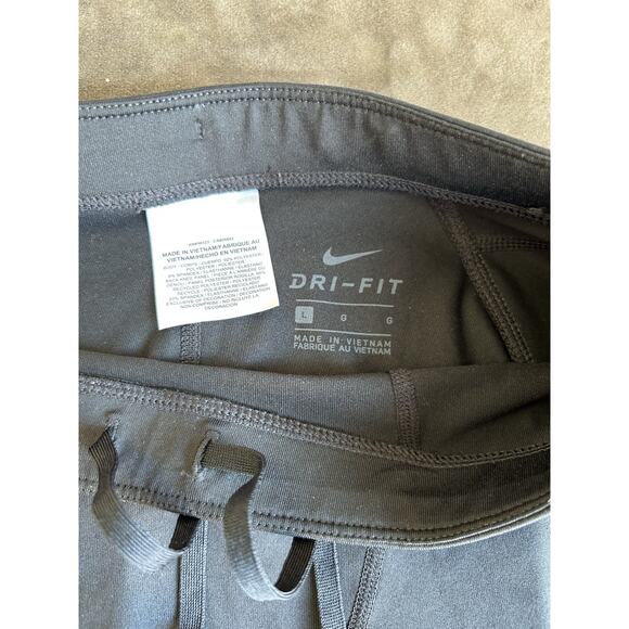 Nike Shield Mens Running Joggers Pants Size L Black Zip Ankle 859234-010 Pockets - Picture 4 of 10